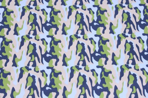 Camo Air Printed Crib fitted sheet