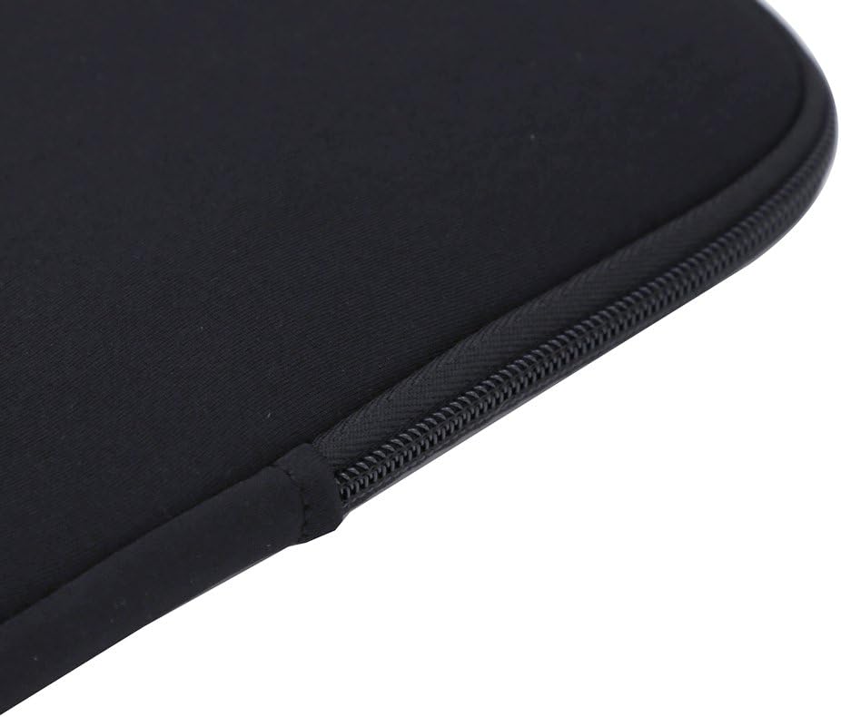 RAINYEAR 14 Inch Laptop Sleeve Case Protective Soft Padded Zipper Cover Carrying Computer Bag Compatible with 14" Notebook Chromebook Tablet Ultrabook (Black): Computers & Accessories