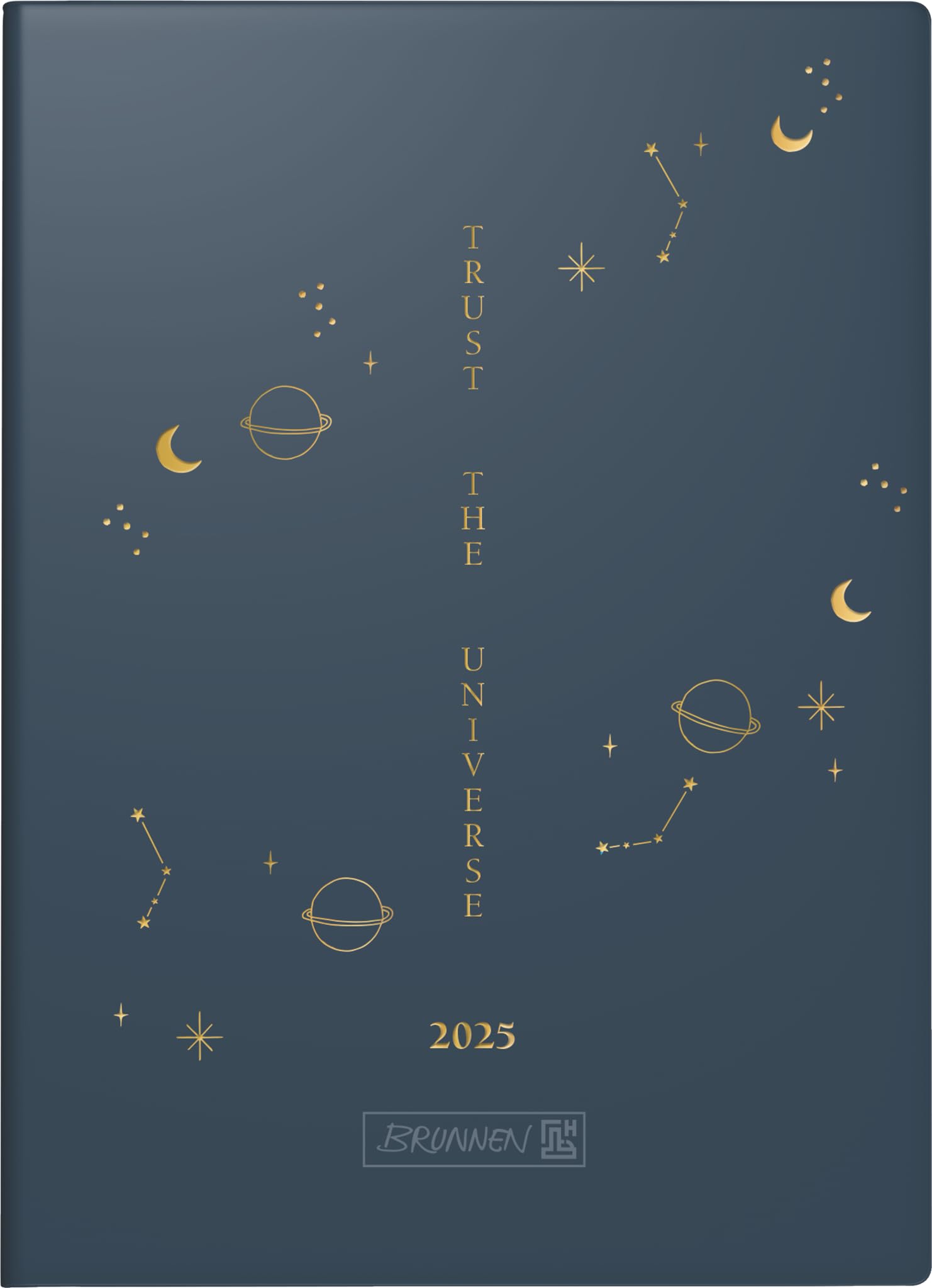 BRUNNEN Pocket Calendar Model 731 2025 "Universe" | A6, Paper