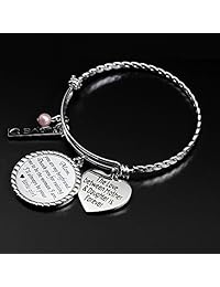 Pulsera de acero inoxidable con diseño de mamá para regalar a tu hija, el amor entre la madre y la hija es para siempre, para el día de la madre, para día festivo, boda, recuerdo, cristal, cúpula
