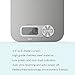 Homgeek Digital Kitchen Scale, Battery Free Multifunction 11lb/5kg, Food Scale Stainless Steel with Large LCD Display