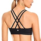 CRZ YOGA Women's Strappy Sports Bras Fitness
