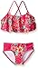 Kanu Surf Girls' Karlie Flower Flounce Bikini Swimsuit