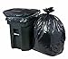 Plasticplace 95-96 Gallon Garbage Can Liners │ 1.5 Mil │ Black Heavy Duty Trash Bags │ 61” X 68” (50Count) (W95LDB15)