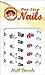 Disney Alice in Wonderland Art Decals. Set of 40.Clear Waterslide Nail Decals AW-002-40 by One Stop Nails
