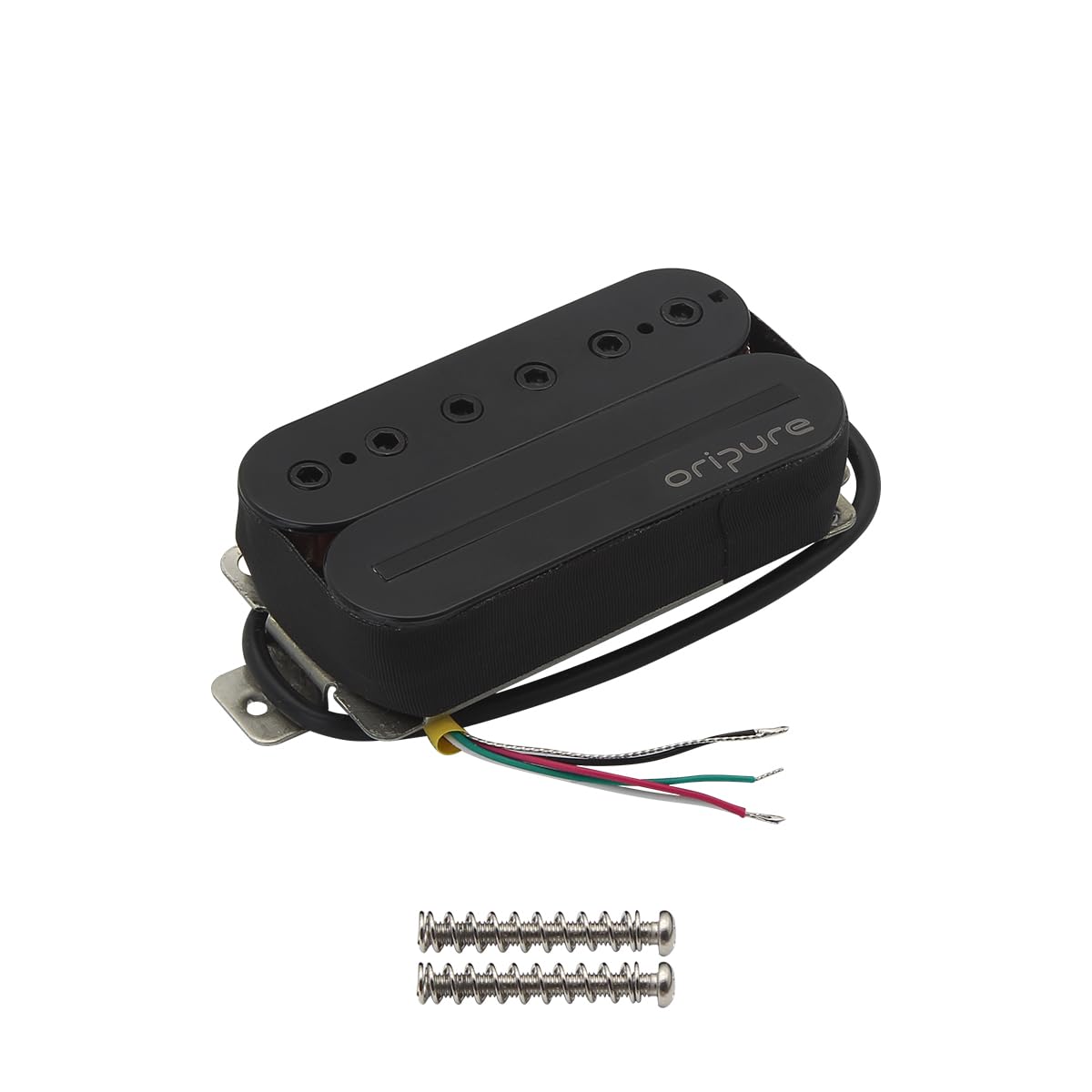 OriPure Alnico 5 Guitar Humbucker Pickups Bridge Pickup 13.5K Hot Rail & Screw Poles