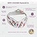 Olyssa & Co Baby Bandana Drool Bibs for Drooling Teething Girls - 8 Pack + Bonus - Free -Teething Ring - Super Soft Organic Cotton Front & Ultra Absorbent Backing. Perfect Baby Shower Gift Set