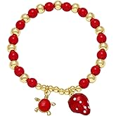 72ore Strawberry Bracelet Strawberry Dress Jewelry for Women Cute Strawberrys Accessories