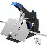 Heavy Duty Stapler Manual, Metal Desktop Stapler with Stoppers for Flat &amp; Saddle Stapling, Max. Thickness 6.5mm