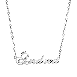 Custom Silver Name Necklace Personalized for