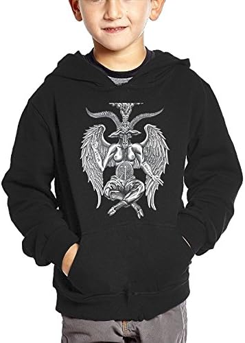 Baphomet Unisex Baby Boys Pullover Hoodies Long Sleeve Sweatshirts With Big Pockets