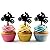TA0202 Motorcycle Racing Sport Silhouette Party Wedding Birthday Acrylic Cupcake Toppers Decor 10 pcs