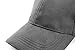 JOOWEN 6 Panel Faux Suede Leather Classic Adjustable Baseball Cap (Ash Grey)