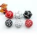 Complete Polyhedral Dice Set of 12pcs D3-D60 60 Sides and 50 Sides RPG Dice Set Opaque Black D3 D4 D6 D8 D10 D% D12 D20 D24 D30 D50 D60
