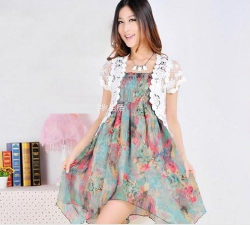 Amazon かぎ編み 半袖 カーディガン リゾート や パーティー にも Kkproject シャツ ブラウス フォーマル ブラウスフォーマル カジュアル レディース スウェット チュニック ワンピース ロング カーディガン ニット セーター ポンチョ 286 シャツ ブラウス 通販