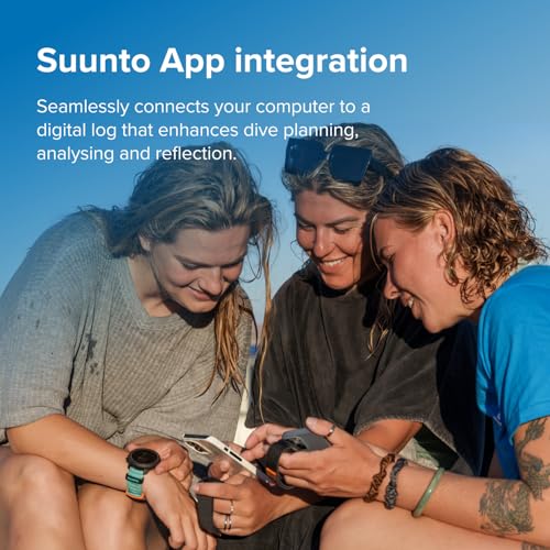 SUUNTO Nautic S Dive Watch Computer w/Bright AMOLED Display, GPS, Offline Maps and Weather Tools, Wireless Tank Pressure, Up to 60H on a Single Charge