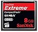 SanDisk Extreme 8GB CompactFlash Memory Card Speed Up To 60MB/s- SDCFX-008G-X46 (Old Model)