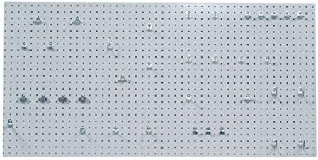 Triton Products DB-36WH-Kit Polypropylene Pegboards with 36 Piece Locking Hook Assortment, 24 x 48 x 1/4, White by Triton 2