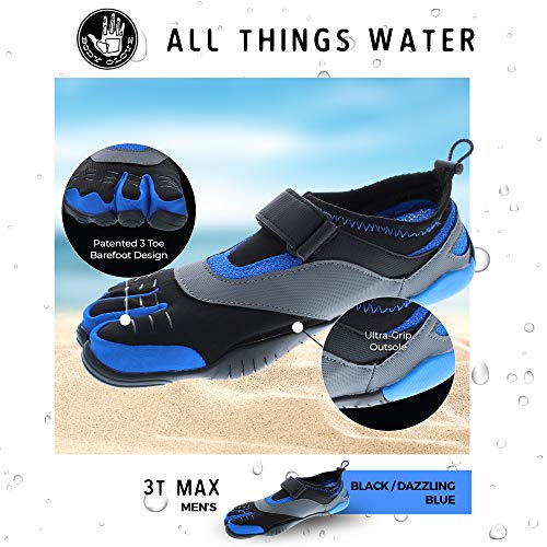 Body Glove Men's 3t Barefoot Max Water Shoe Black/dazzling Blue 12 for