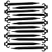 Holiday Joy - 12 All Purpose Commercial Grade Tent Stakes - Great for Seasonal Outdoor Displays, Inflatables, Camping Tents, Lawn Stakes Black