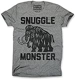 Snuggle Monster Men's T-Shirt - Heathered Gray