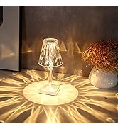 Amazon Co Jp テーブルランプ 間接照明 デスクライト Led ベッドサイドランプ 三色光 Usb 透明 クリスタル 万華鏡 ダイヤモンド ランプ 常夜灯 ナイトライト インテリア おしゃれ 寝室 居間 オフィス 三色光 タッチスイッチ 内蔵バッテリー ホーム キッチン