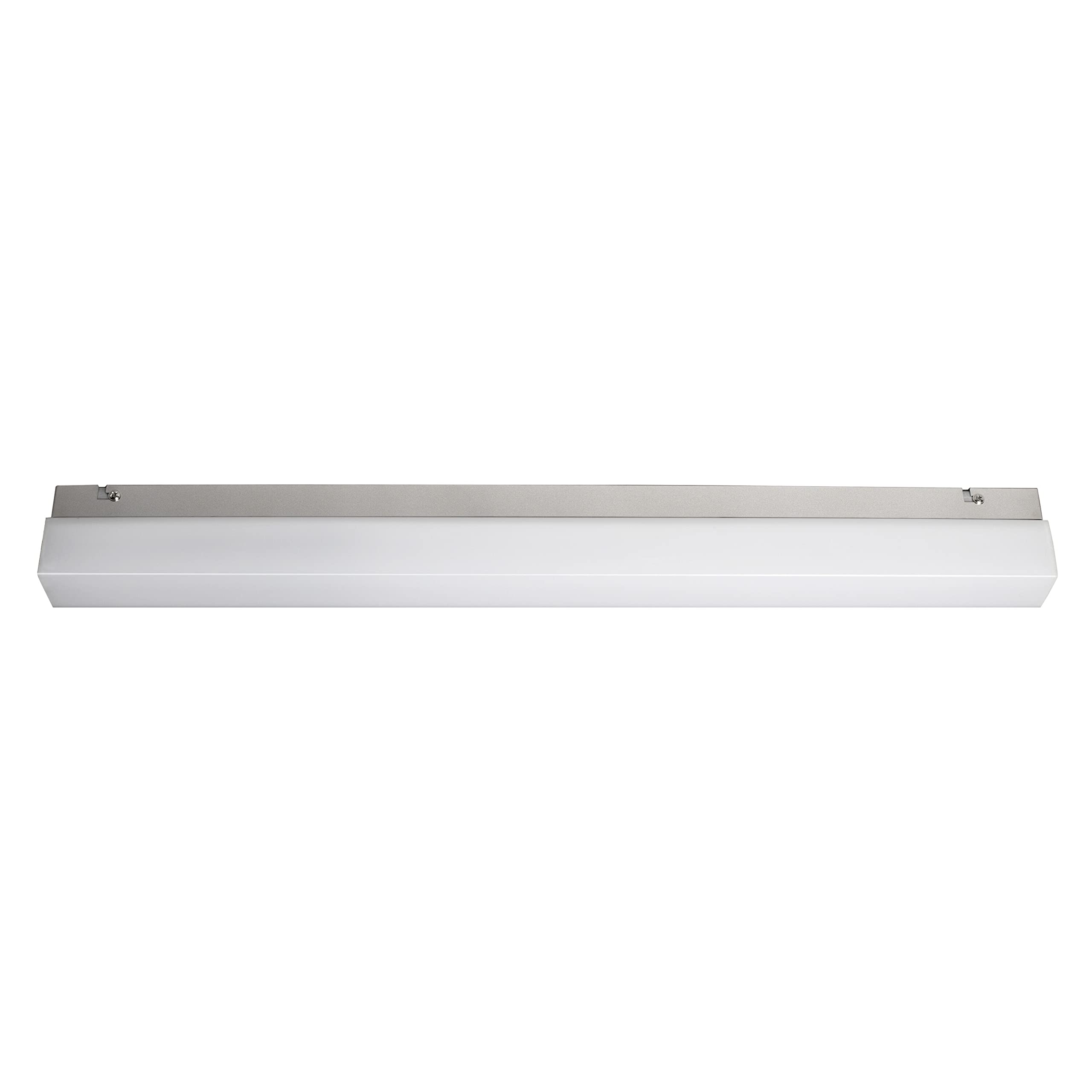LEDVANCE Practical LED Mirror Light for The Bathroom Made of High-Quality Aluminum, Color Temparature Adjustable via Wall Switch (Warm White or Cold White), IP44, 14W, LED Square IP44 Click-CCT