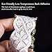 XINFANGXIU Rhinestone Applique Belt Beaded Sew Iron on Crystal Trim for Wedding Dress Sash Bridal - Silver