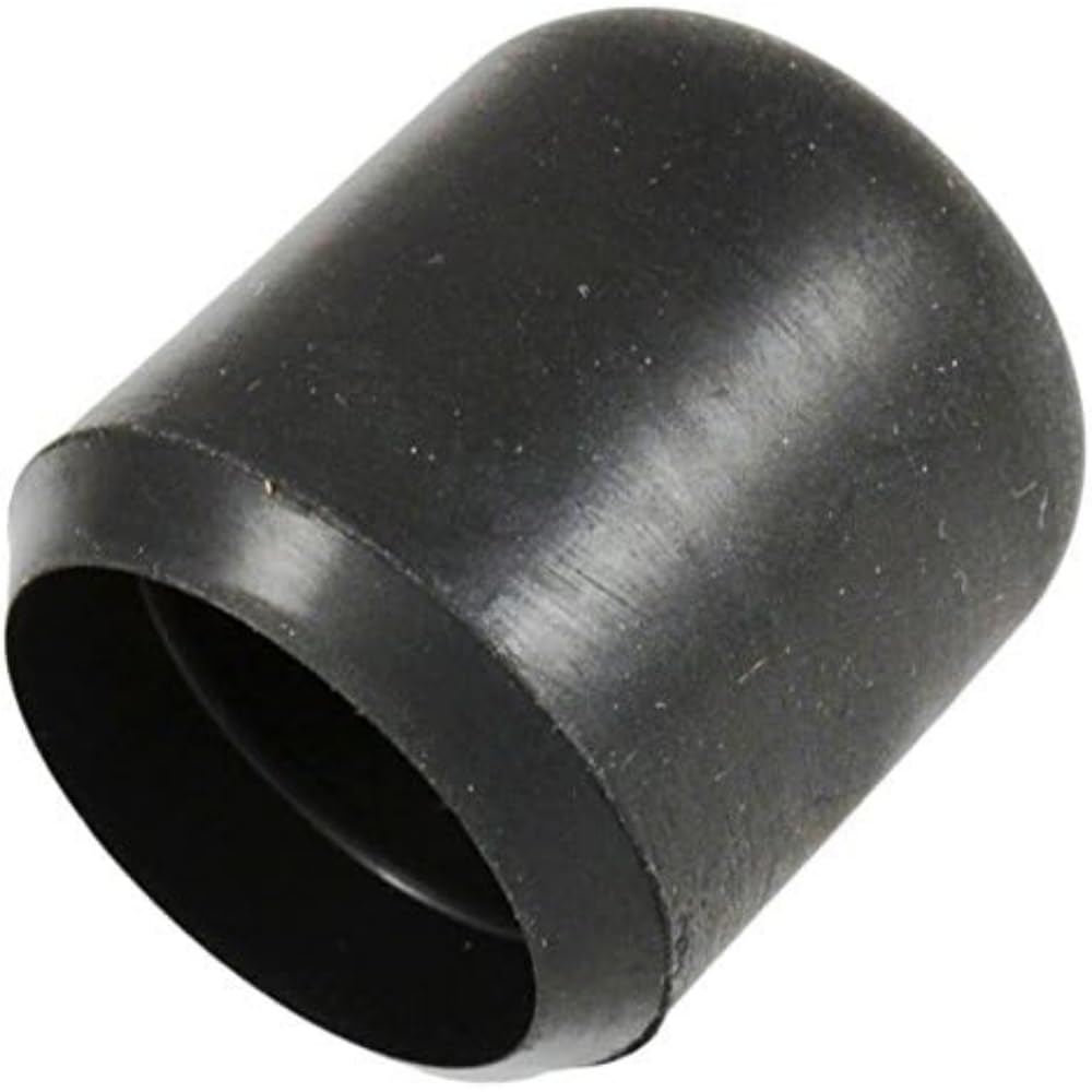 Merriway BH05806 (8 Pcs) Rubber Chair Floor Protector Ferrule Cap End Tip 22 mm (7/8 inch) Diameter Heavy Duty Black - Pack of 8 Pieces