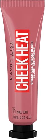 Maybelline Cheek Heat Water Infused Gel Blusher Nude Burn 10 ml Pack of 6 view 1