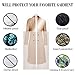 La Saveur 4 Pack 60 inch Garment Bag, Extra Long Dust Proof Suit Bags for Gown, Dresses