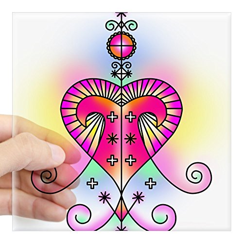 CafePress Voodoo Erzulie Veve Square Sticker Square Bumper Sticker Car Decal
