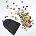 AOQING 6-Sided Dice Games Set - 100 Pieces Multi-Color Dices Come in 5/8inch Standard Dice Size and 10 Colors, 10 of Each Color, Great for Tenzies Dice Game or Math Games