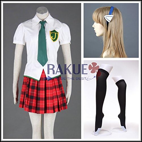 Amazon 新世紀エヴァンゲリオン 真希波 マリ イラストリアス制服 コスプレ衣装 コスチューム コスチューム L 女性 コスプレ 仮装 通販