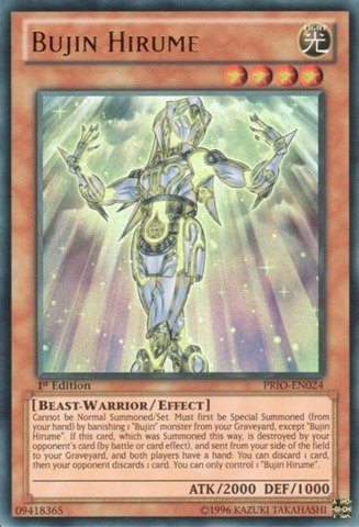 Yu-Gi-Oh! - Bujin Hirume (PRIO-EN024) - Primal Origin - 1st Edition - Ultra Rare
