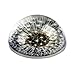 H&D Crystal Glaze Dandelion Dome Paperweight Globe Hemisphere Home Decoration (Dandelion)