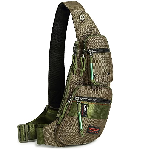 Nicgid sling bag chest shoulder backpack fanny pack cro…