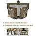 OneTigris Airsoft Tactical Mesh Mask Full Face Steel Mask Fast Helmet Mask (Black)