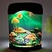 CALOVER Ocean Decor Electric Jellyfish Tank Aquarium Night Light with Color Changing Light Effects Home Decorations for Living Room