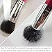 Qivange Makeup Brush Set, Vegan Bronzer Foundation Eyeshadow Kabuki Brushes for Flawless Look(10pcs, Rose Red with Silver)