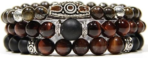 Men's Bracelet 3in1 Red Planet Handmade Jewelry for Women