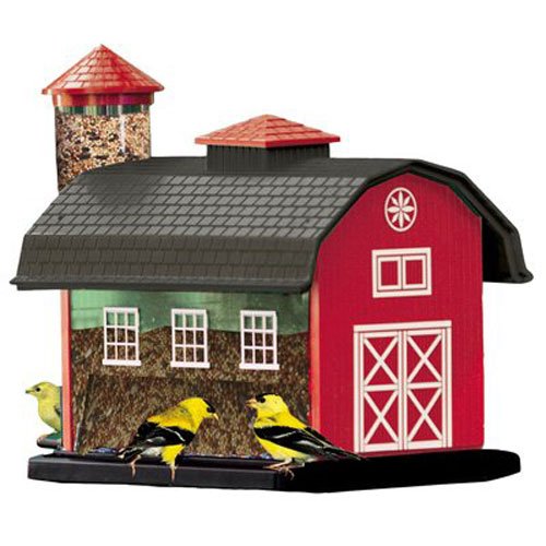 Amazon Com Audubon Red Barn Combo Seed Bird Feeder Model 6290