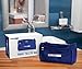 Utopia Home Toiletry Travel Bag (Polyester, Blue) - for Men and Women - Perfect for Travelling, Vacations Or Business Trips - Water Resistant with Mesh Pockets and Strong Hanging Hook