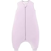 PurComfy Supersoft Toddler Sleep Sack with Feet 1.0 TOG Premium Bamboo Viscose Sleep Bag Walker with Legs 12-18-24-2t-4t-5t