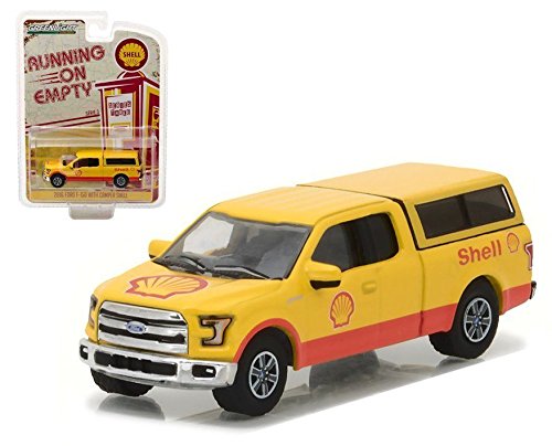 Greenlight 1:64 Running on Empty Series 3 2016 Ford F-150 with Camper Shell