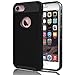 Stoon iPhone 7 Case / iPhone 8 Case, Hybrid Dual Layer Case [TPU, PC] Shock Absorption / Impact Resistant for iPhone 7 /8 (Ultra Protection Cover for iPhone 7 /8 (black)