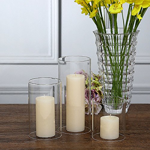 Borosilicate Glass Clear Glass Cylinder Vase Glass Chimney Lampshade