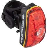 NiteRider CherryBomb 100 Rear Bike Light LED Alkaline Battery Power Bicycle Taillight Water Resistant Road City Commuting Cycling Safety, Red (5094)