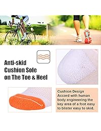 LITERRA Calcetines deportivos de corte bajo para mujer, paquete de 6 unidades