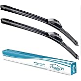 VTOGOI 13"+13" Beam Wiper Blades - for J‑Hook (Pack of 2) | OEM Premium Windshield Wiper Blades, Streak‑Free Cleaning &amp; Quiet Operation, All‑Weather Performance, Long‑Lasting Durability